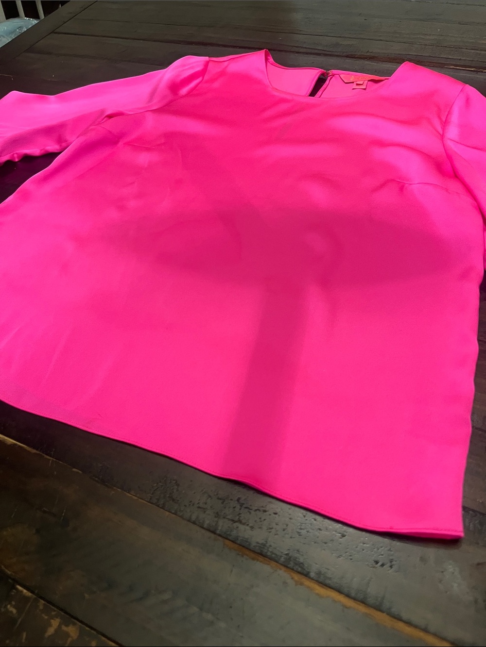 Lilly Pulitzer Vibrant Pink Top - Picture 4 of 6
